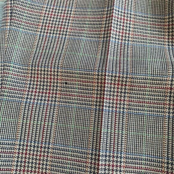 Pendleton wool pants City Trouser Glen style plaid brown size 8 - Picture 7 of 12